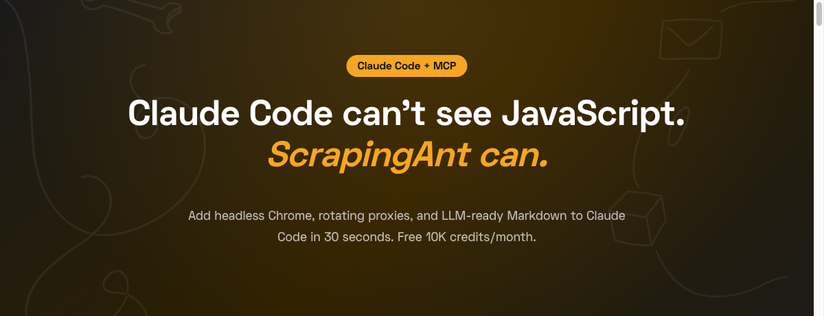 Claude Code Can't Scrape JavaScript Sites. Here's the Fix.