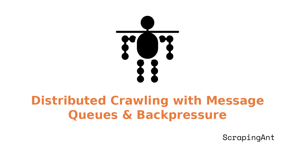 Distributed Crawling Patterns with Message Queues and Backpressure Control