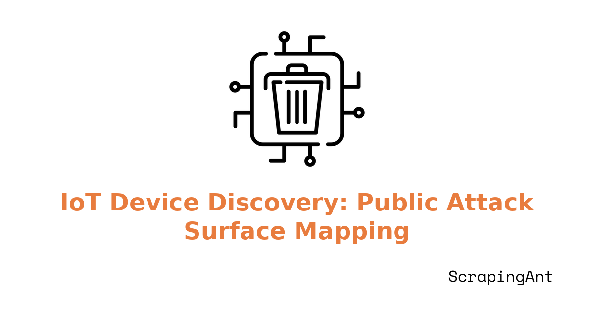 IoT Device Discovery via Scraping: Mapping the Public Attack Surface