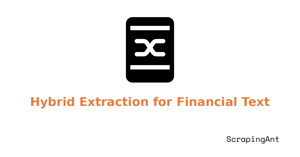 Regex Plus ML: Hybrid Extraction for Semi-Structured Financial Text
