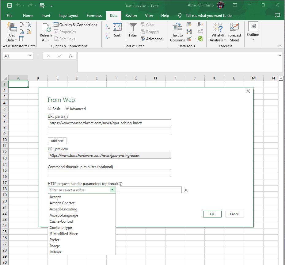 Scrape Data from Websites To Excel: Step 2 - Advanced