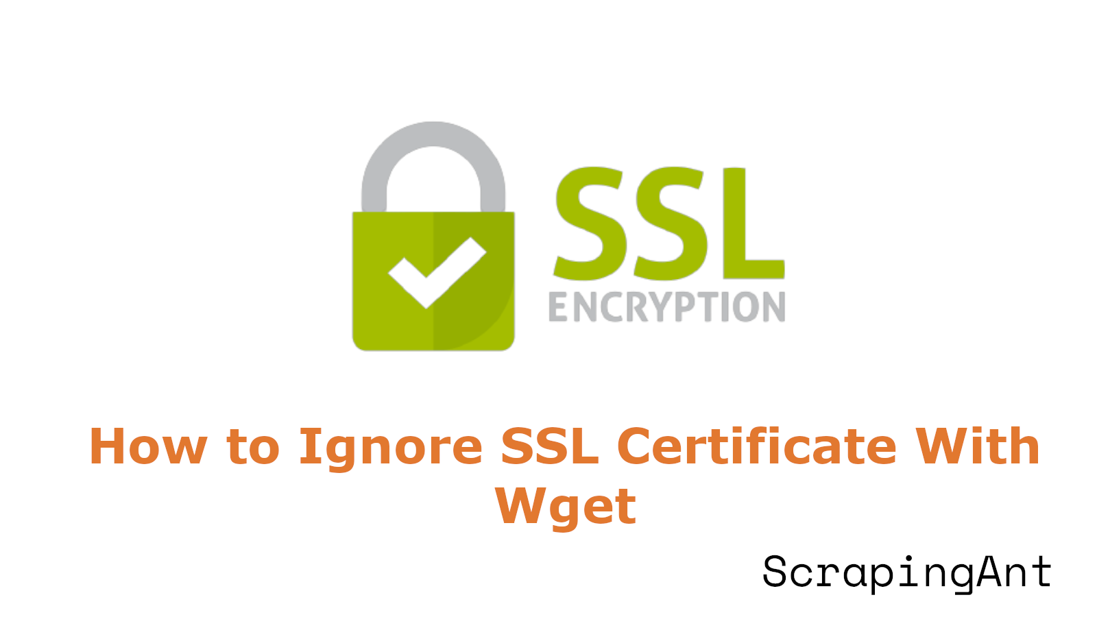 How to Ignore SSL Certificate With Wget