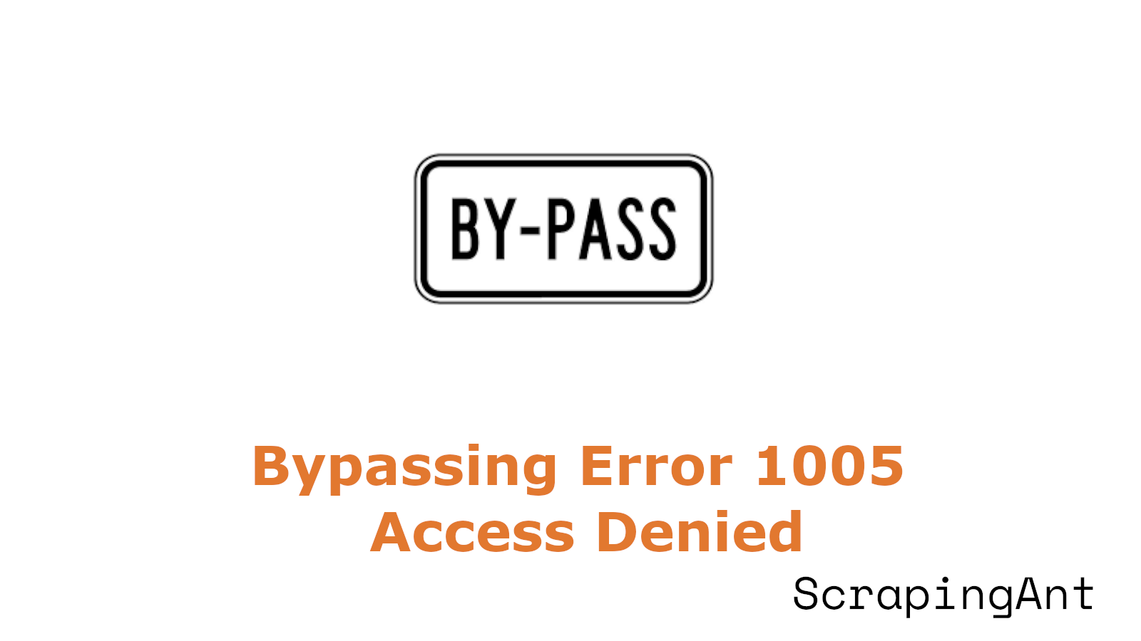 Bypassing Error 1005 Access Denied, You Have Been Banned by 